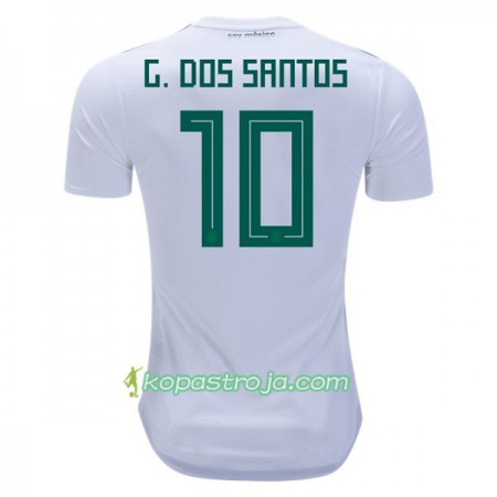 Billiga Fotbollströjor Mexiko G.Dos Santos 10 VM 2018 Borta tröja